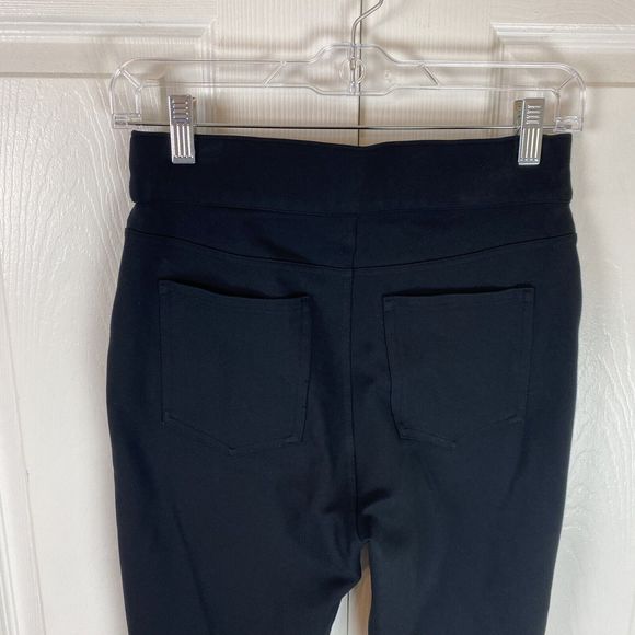 Spanx M The Perfect Pants Black Pull On Ponte Knit Skinny High Waisted Ankle - Picture 4 of 6